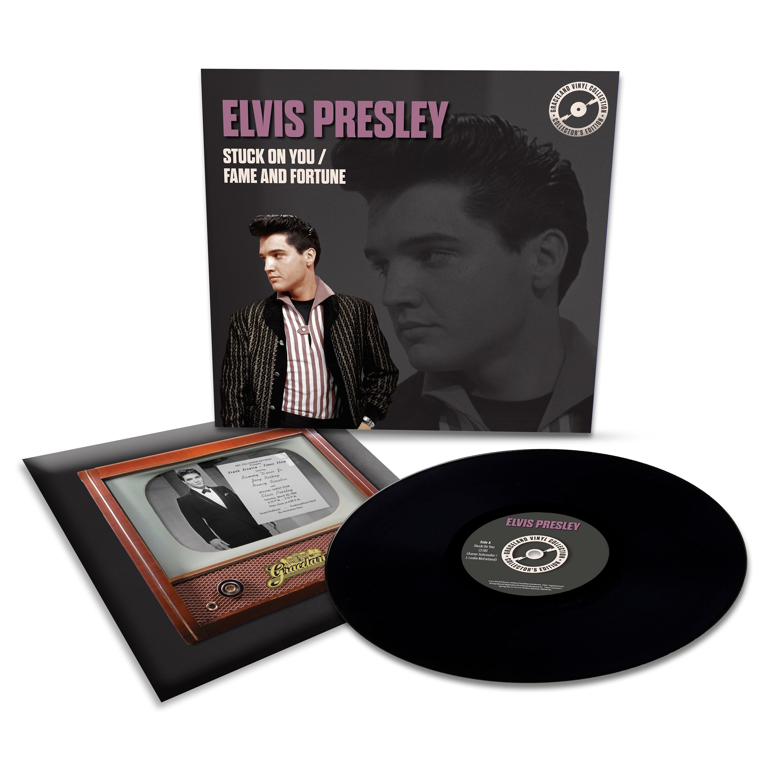 Elvis Presley: Stuck On You / Fame and Fortune Graceland Collector's Edition 10 Vinyl LP