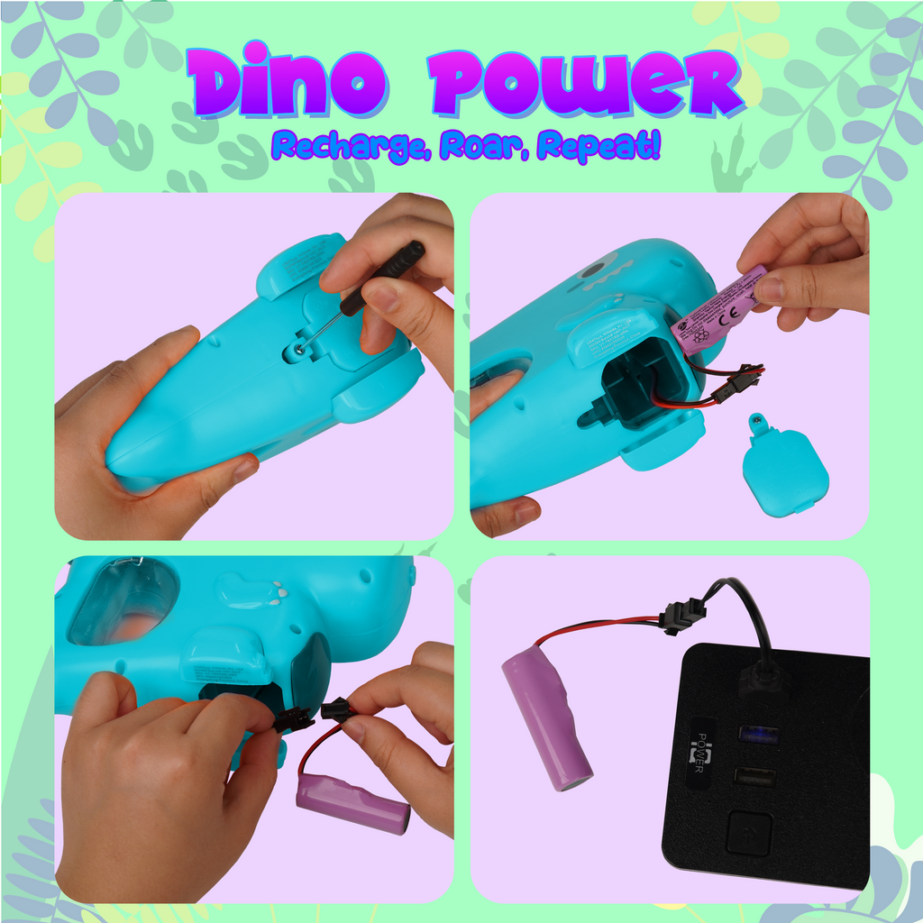 USA Toyz T-Rex Dino Water Blaster – Electric Rechargeable Dinosaur Toy for Kids