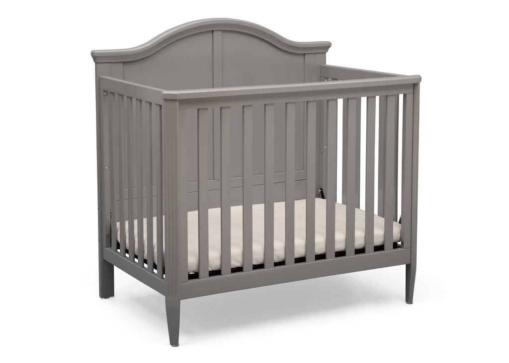 Parker Mini Convertible Baby Crib with Mattress and 2 Sheets