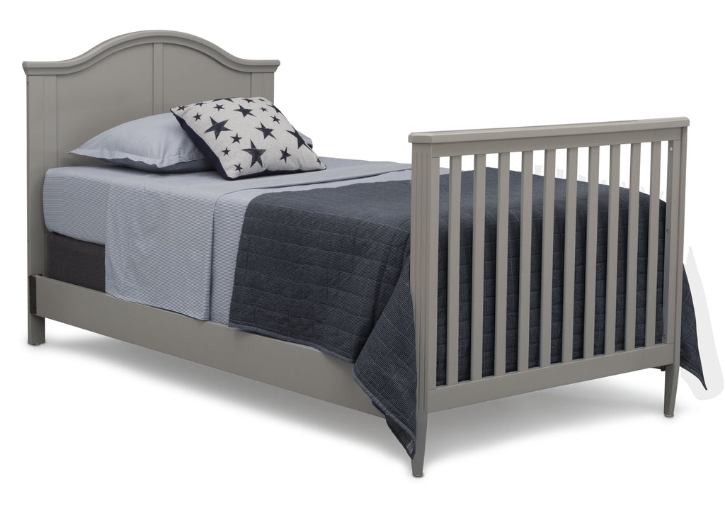 Parker Mini Convertible Baby Crib with Mattress and 2 Sheets