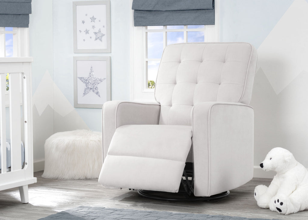 Graham Nursery Glider Swivel Recliner Featuring LiveSmart Fabric by Culp