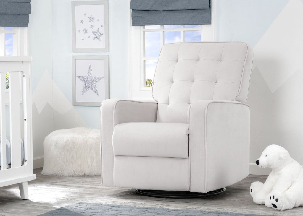 Graham Nursery Glider Swivel Recliner Featuring LiveSmart Fabric by Culp