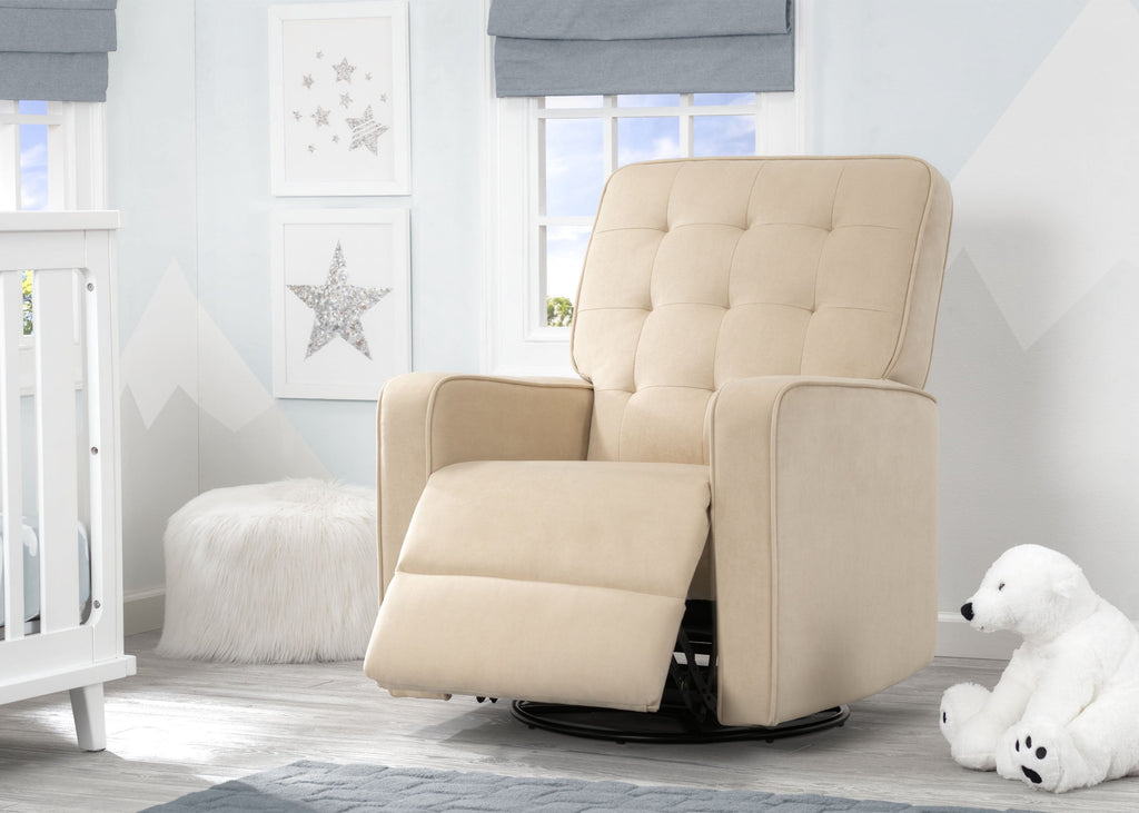 Graham Nursery Glider Swivel Recliner Featuring LiveSmart Fabric by Culp