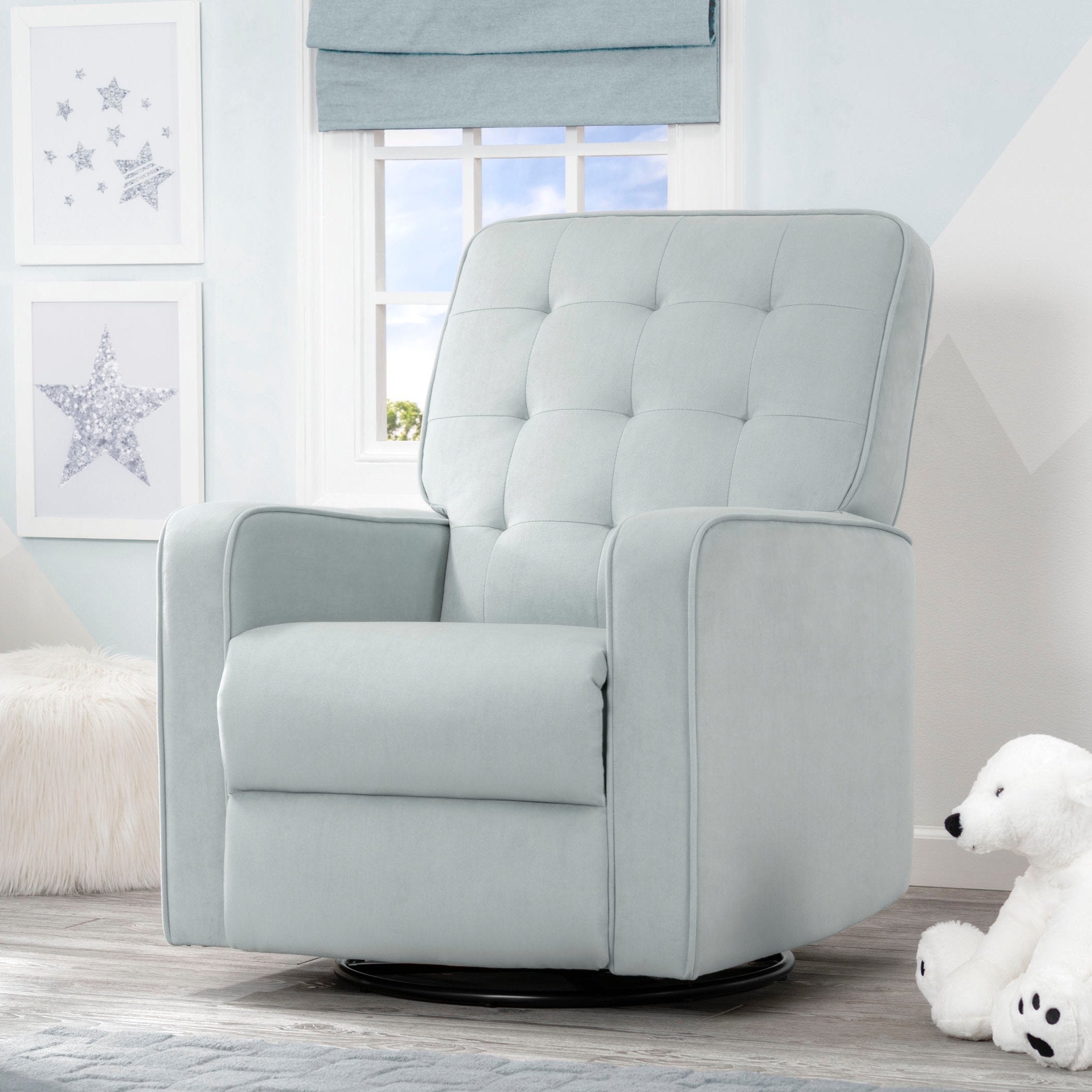 Graham Nursery Glider Swivel Recliner Featuring LiveSmart Fabric by Culp