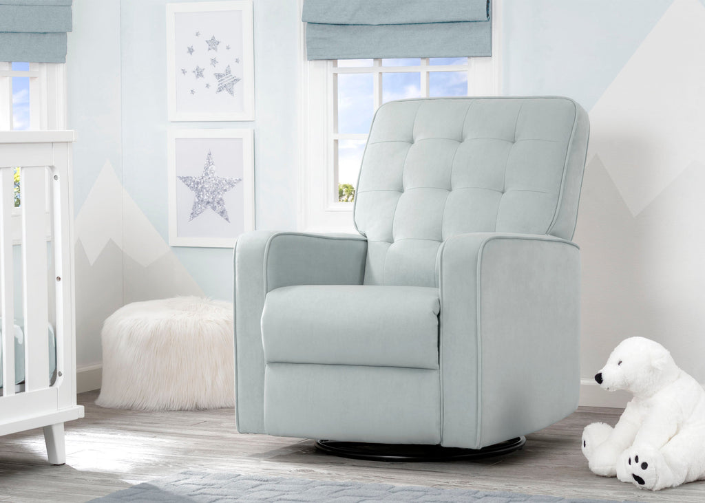 Graham Nursery Glider Swivel Recliner Featuring LiveSmart Fabric by Culp