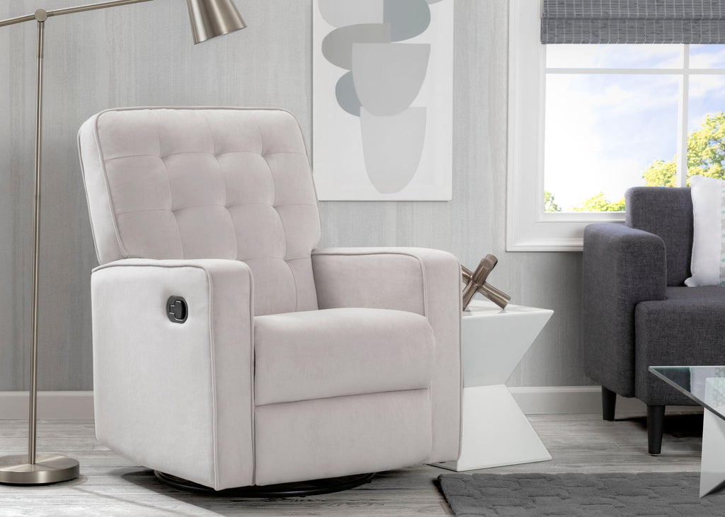 Grant Glider Swivel Recliner Featuring LiveSmart Fabric by Culp